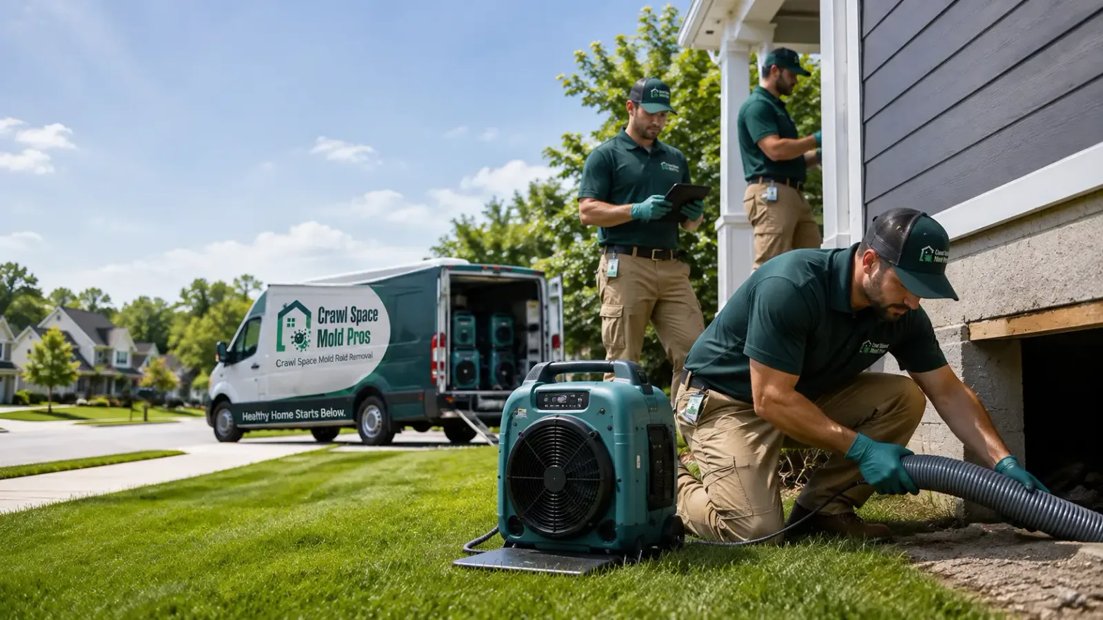 Crawl Space Mold Removal in North Weymouth, MA